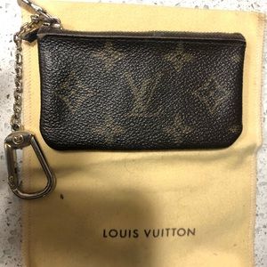 Authentic Louis Vuitton keychain wallet
